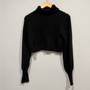 Princess Polly Black Cowl Neck Sweater
